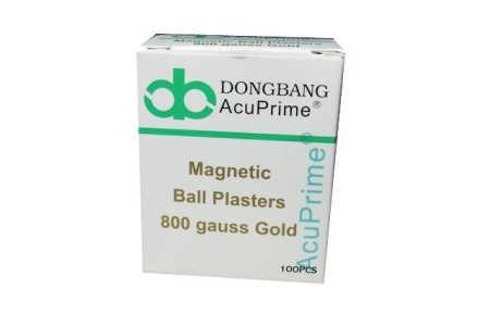 DongBang magnetische Akupressurpflaster Gold, 100 Stk.
