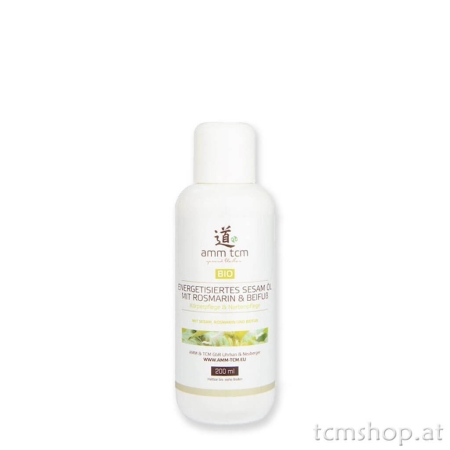 amm tcm BIO Sesamöl mit Rosmarin und Beifuß, 200 ml