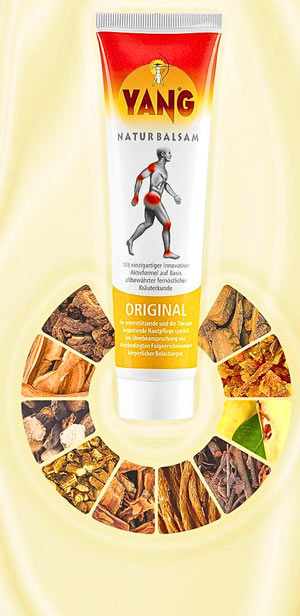 Yang Naturbalsam 100 ml Tube TCM Kräutermischung zur Unterstützung von Muskeln und Gelenken